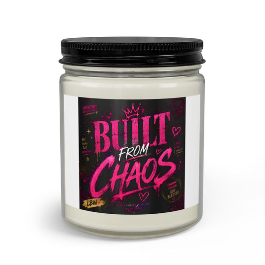LucyButWhy “Built From Chaos” Candle Set 🔥 | Soy Blend Candle + Matches + Wick Trimmer | Self-Care With Attitude
