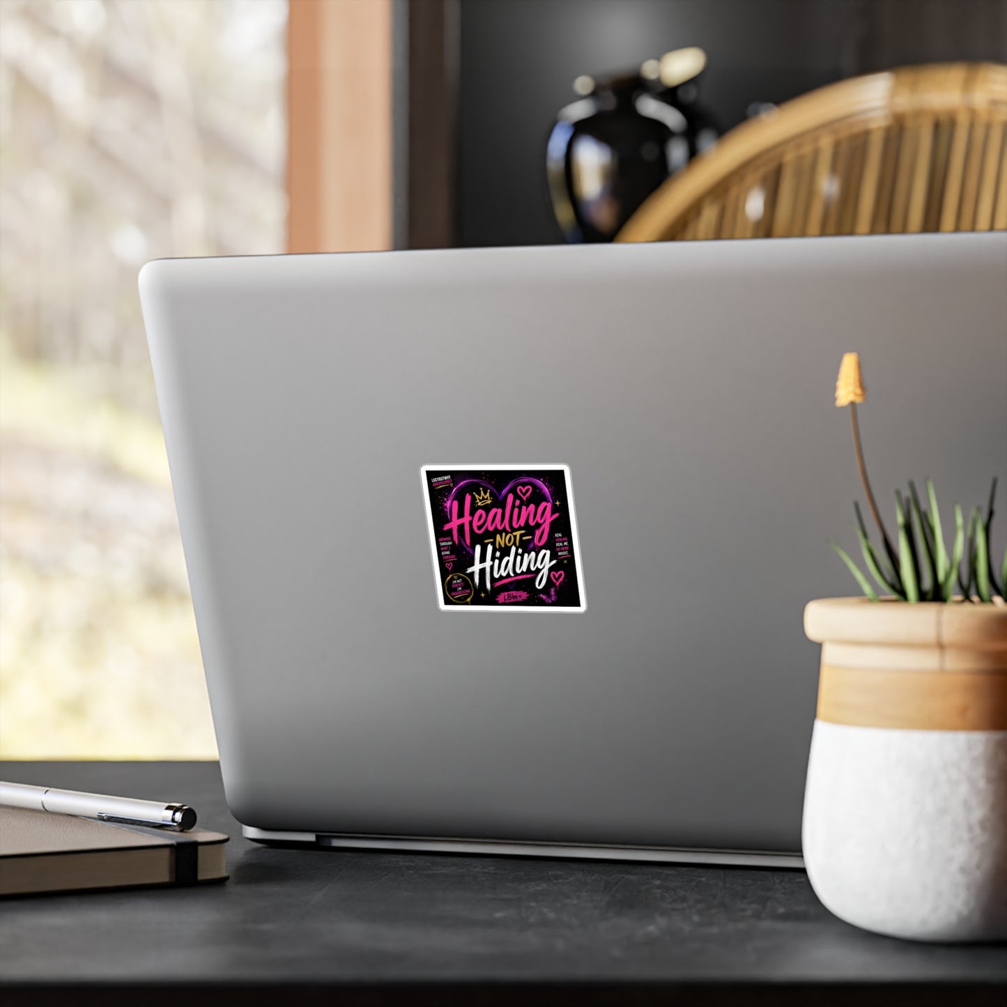 ✨ Healing — Not Hiding | LucyButWhy Uncensored Vinyl Sticker ✨